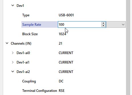 NI 6001 properties